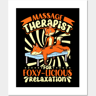 Fox is Massage Therapist Posters and Art